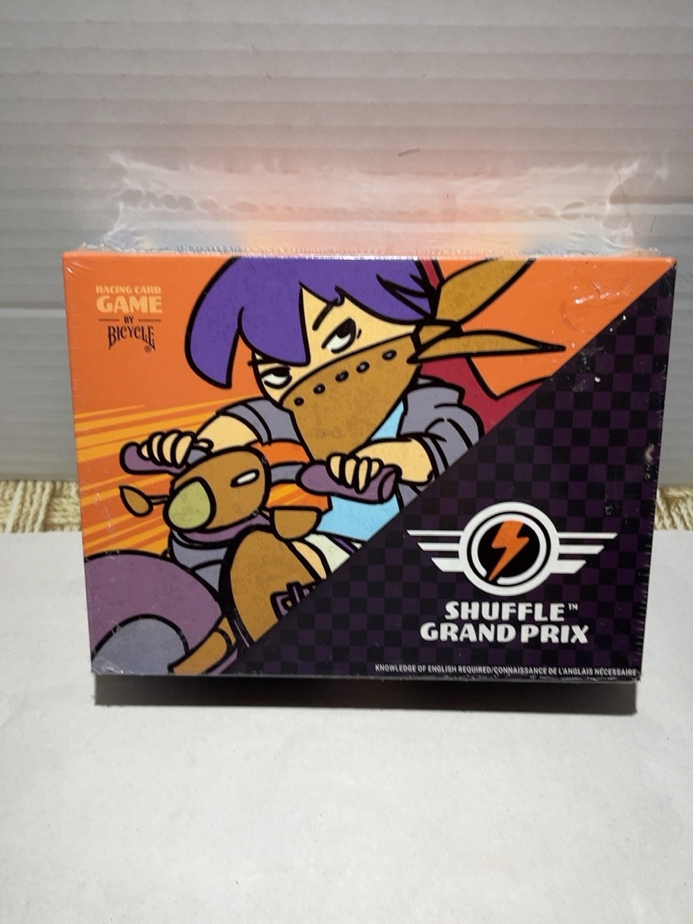Shuffle Grand Prix Card Game - Purple & Orange